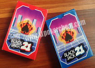 Карточки Jack первоначально покера Китая черные маркированные размер 58 * 88mm