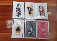 Карточки Jack первоначально покера Китая черные маркированные размер 58 * 88mm