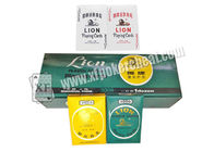 Бумажные карточки льва 3008 маркированные играя для камер иК анализатора покера