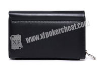 Укомплектовывает личным составом кожаный блок развертки покера камеры бумажника для того чтобы просмотреть маркированные коды штриховой маркировки карточек покера