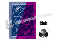Карточка клуба Италии Aereo покера плутовки азартной игры пластичная незримая играя