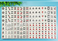 Незримое играя в азартные игры вспомогательное оборудование маркировало китайца Mahjong 136 частей для контакта Lense