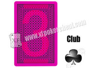Карточки покера льва плутовки азартной игры незримой маркированные пластмассой играя для UV контактных линзов