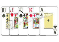 Покер клуба Copag размера моста маркированный чешет карточки казино обжуливая играя