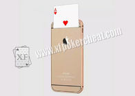 Золотистое пластичное Iphone 6 приборов плутовки добавочного обменника карточек Мобил играя в азартные игры