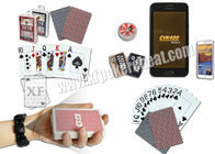 Незримые маркировки обжуливая прибор плутовки покера играя карточек пластичный