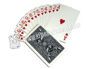 Карты покера нормального размера черные маркированные для упредителя покера/волшебных шоу/азартных игр