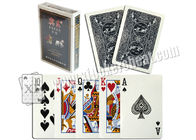 Карты покера нормального размера черные маркированные для упредителя покера/волшебных шоу/азартных игр