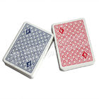 Покер карт волшебной пластмассы индекса игральных карт 2 шоу голубой невидимой маркированный