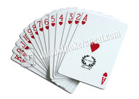 Обжуливая карты покера пластмассы Да Винси маркированные с невидимым ИСО штрихкодов