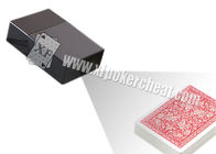 Камера коробки сигареты невидимой черноты блока развертки покера игральных карт пластиковая