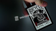 Игральные карты Эллусионист черного тигра велосипеда пластиковые с маркировками невидимых чернил