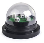 Черная пластиковая электрическая круглая чашка для кости казино играя в азартные игры плутовка с дистанционным управлением