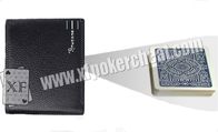 Блок развертки покера бумажника кожи Тукано для чтения игральных карт невидимых чернил маркированных