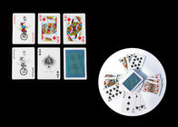 Голубые игральные карты ПВК пластиковые играя в азартные игры упорки для волшебного шоу
