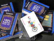 Голубые игральные карты ПВК пластиковые играя в азартные игры упорки для волшебного шоу