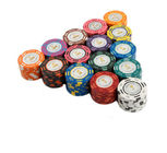 20ПКС/баккара Техас монетки глины обломоков покера 14г серии держат их набор покера
