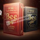 Золотые игральные карты пчелы ПЛК066 бумажные невидимые для баккара/блэкджека