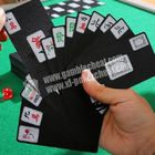Игральные карты Махджонг черно-белой бумаги ПВК невидимые для анализатора покера