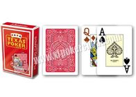 Карточки Италии Modiano Техас Holdem упорок пластмассы играя в азартные игры красные играя