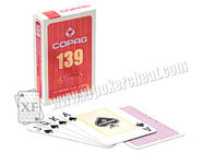 Водоустойчивое играя в азартные игры Copag 139 карточек регулярн индекса размера моста бумажных играя