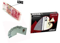 Карточки покера пластмассы маркированные, карточки моста 2826 Fournier играя для анализатора покера