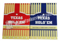 Карточки одобренное ISO9001 пластичного Marke покера Техас Holdem играя