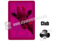 Американская пластмасса тантьемы маркировала играя карточки для UV контактных линзов/играя в азартные игры
