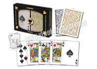 Золото Бразилии Copag/чернота 1546 маркировали карточки покера, карточки шпионки играя