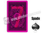 Волшебство подпирает маркированную карточку короля картежника бумажную с плутовкой покера незримых чернил