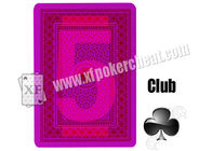 Пластмасса громоздк играя карточек 4 волшебных упорок незримая маркированная с контактными линзами плутовки покера незримых чернил