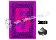 Пластмасса громоздк играя карточек 4 волшебных упорок незримая маркированная с контактными линзами плутовки покера незримых чернил