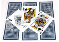 Карточки покера прочной волшебной королевской пластмассы маркированные с индексом 2 постоянных посетителей