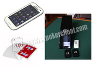 Белый анализатор покера Samsung Glaxy CVK 350 для плутовки на игре покера Em владением Техас