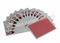Изготовленное на заказ казино Италии Modiano маркировало карточки покера при покрашенные красная/синь