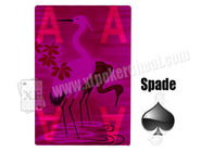 Карточки неона 71 плутовки азартной игры бумажные незримые играя маркированные для плутовки покера