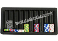 Камера подноса обломока таблицы покера, маркированный упредитель покера играя карточек