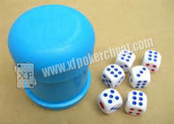 Чашка плашек ISO9001 стекел перспективы пластичного казино играя в азартные игры волшебная