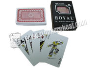 Карточки покера Тайвани королевские 100% пластичные играя в азартные игры упорки для волшебной выходки