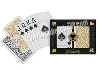 Золото Бразилии Copag/чернота 1546 маркировали карточки покера, карточки шпионки играя