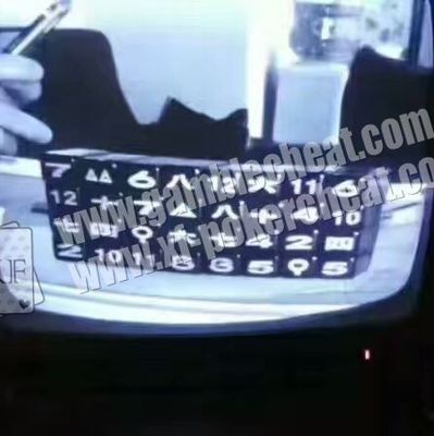 Камера фильтра машины денег для того чтобы увидеть игральные карты невидимых чернил маркированные которые не увиденные ультрафиолетовым светом