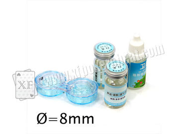 контактные линзы незримых чернил 8mm UV, маркированные контактные линзы карточек