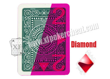 Пластмасса 4-Side Modiano Техас Holdem маркировала играя карточки для UV контактных линзов
