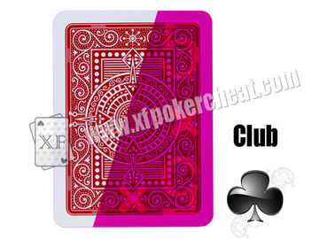 Пластмасса 4-Side Modiano Техас Holdem маркировала играя карточки для UV контактных линзов