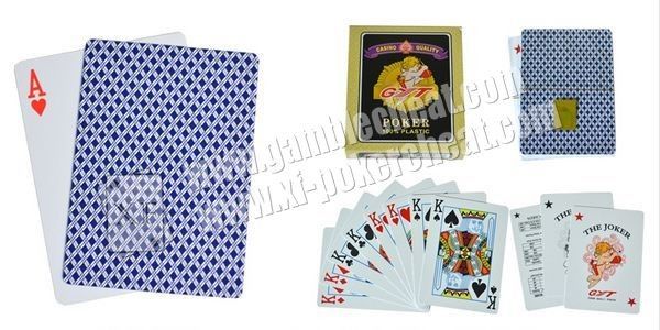 Игральные карты пластиковых чернил ГИТ маркированные невидимые для объективов УЛЬТРАФИОЛЕТОВОГО и инфракрасн
